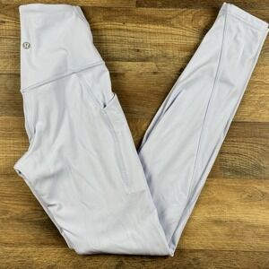 Lululemon Align High-Rise Pant 28"‎ size 2 Pastel Blue Excellent Condition